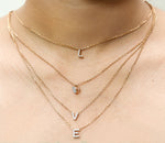 Load image into Gallery viewer, Most Cherished Sentiment -LO-V-E-18 Carat Gold - Necklace
