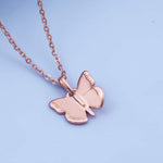 Load image into Gallery viewer, Silver Butterfly Necklace - 925 Sterling Silver
