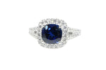 Load image into Gallery viewer, SAPPHIRE STUDDED 925 STERLING SILVER RING
