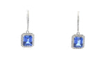 Load image into Gallery viewer, AMETHYST STUDDED 925 STERLING SILVER EARRINGS
