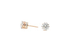 Load image into Gallery viewer, Solitaire Stud Earrings - 18 Carat Gold and CZ
