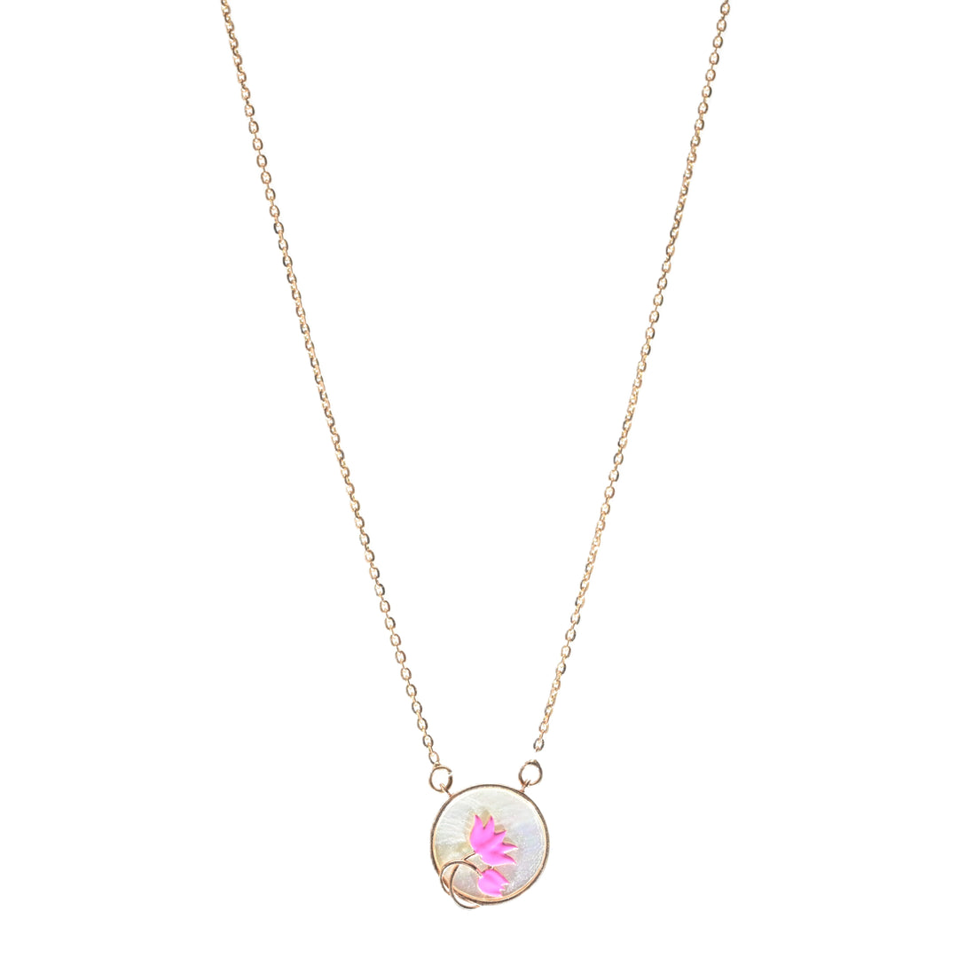 Serenity and Beauty inspired Necklace - 18 Carat Gold