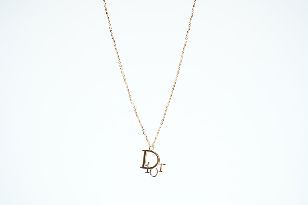 Dior inspired Necklace - 18 carat Gold