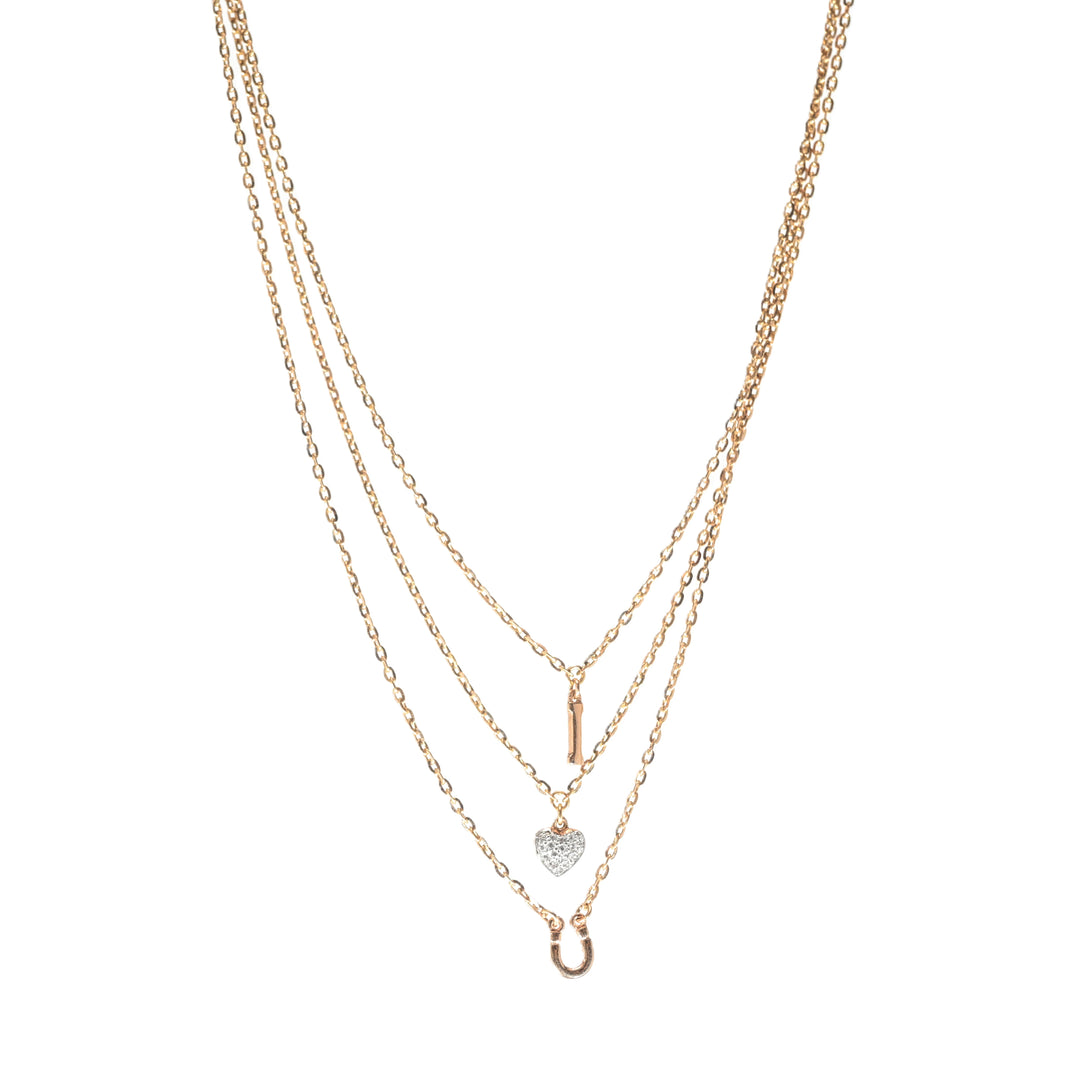 'A Delicate Expression of Love' Necklace - 18 Carat Gold