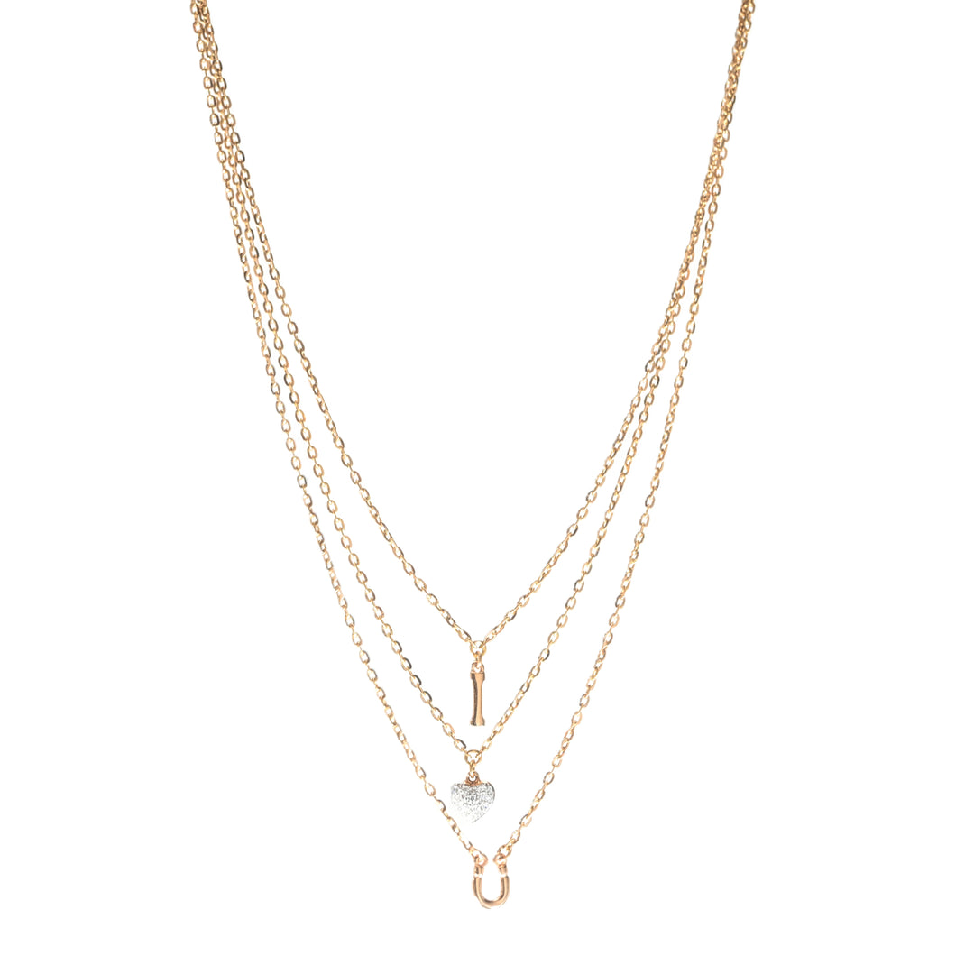 'A Delicate Expression of Love' Necklace - 18 Carat Gold