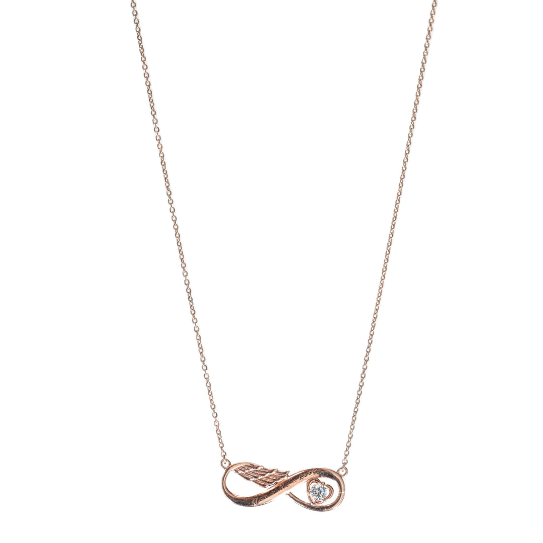 Silver Infinity Necklace - 925 Sterling Silver