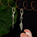 Load image into Gallery viewer, Labradorite Handmade Earrings
