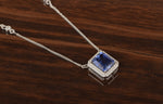 Load image into Gallery viewer, Amethyst Studded 925 Sterling Silver Necklace
