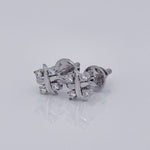 Load image into Gallery viewer, Earrings - 14 Carat Gold - IGI Certified 0.11 Carat Lab Grown Diamonds- VVS E Colour
