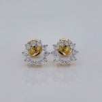 Load and play video in Gallery viewer, Earrings - 14 Carat Gold - IGI Certified 0.35 Carat Lab Grown Diamonds- VVS E Colour
