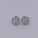 Load and play video in Gallery viewer, Earrings - 14 Carat Gold - IGI Certified 0.16 Carat Lab Grown Diamonds- VVS E Colour
