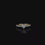 Load and play video in Gallery viewer, &#39;14 Carat Gold - IGI Certified 0.91 Carat Heart Shaped Lab Grown Diamond - Engagement Ring
