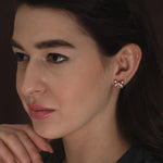 Load image into Gallery viewer, Silver Butterfly Earrings
