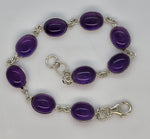 Load image into Gallery viewer, 925 Sterling Silver Amethyst Bracelet
