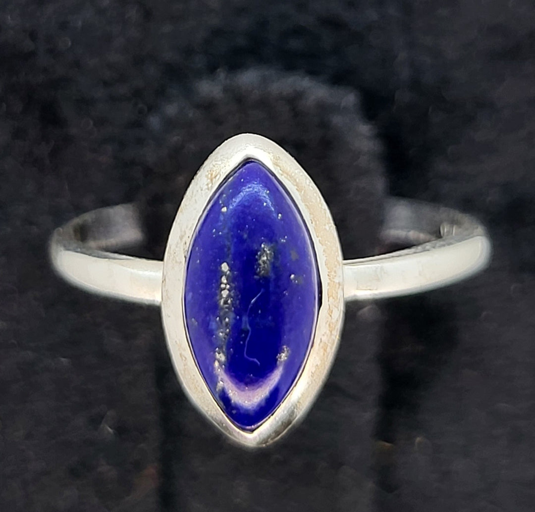 Blue Gemstone Ring - 925 Sterling Silver