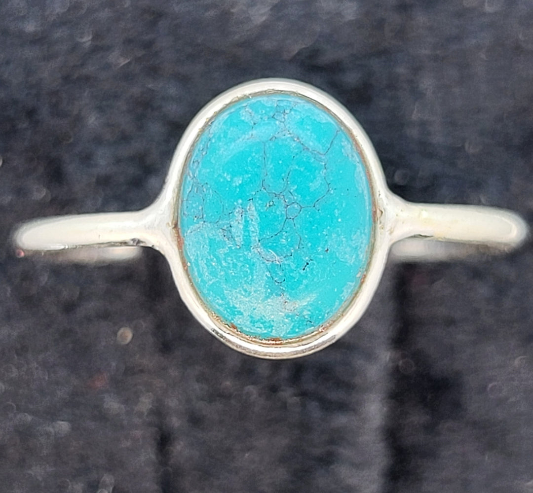 Turquoise Ring - 925 Sterling Silver