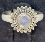 Load image into Gallery viewer, Moonstone Ring - 925 Sterling Silver
