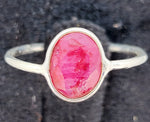 Load image into Gallery viewer, Pink Ruby Ring - 925 Sterling Silver
