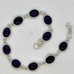 Load image into Gallery viewer, 925 Sterling Silver Purple Amethyst Bracelet
