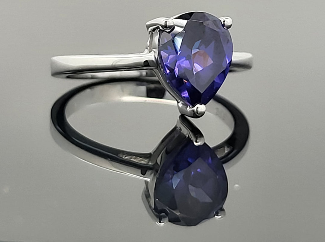 Amethyst Ring - 925 Sterling Silver