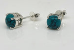 Load image into Gallery viewer, Turquoise 925 Sterling Silver Earrings
