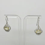 Load image into Gallery viewer, Lemon Quartz 925 Sterling Silver Earrings
