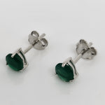 Load image into Gallery viewer, Emerald 925 Sterling Silver Earrings
