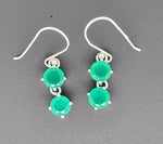 Load image into Gallery viewer, Emerald 925 Sterling Silver Earrings
