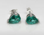 Load image into Gallery viewer, Emerald 925 Sterling Silver Earrings
