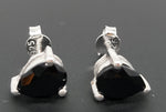 Load image into Gallery viewer, Black Spinel 925 Sterling Silver Earrings
