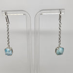 Load image into Gallery viewer, Larimar 925 Sterling Silver Earrings
