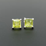 Load image into Gallery viewer, Peridot 925 Sterling Silver Earrings
