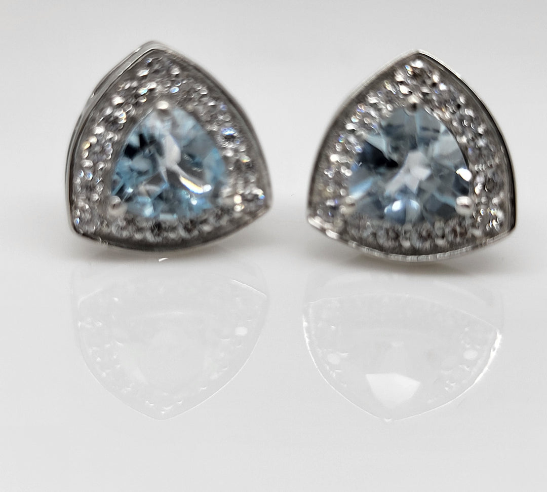 London Blue Topaz 925 Sterling Silver Earrings