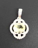 Load image into Gallery viewer, Yellow Topaz 925 Sterling Silver Pendant
