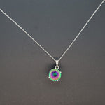 Load image into Gallery viewer, Mystic Topaz Necklace - 925 Sterling Silver
