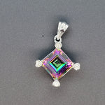 Load image into Gallery viewer, Mystic Topaz 925 Sterling Silver Pendant
