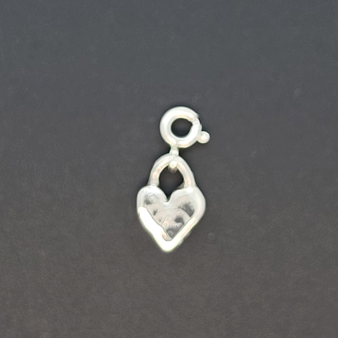 Cubic Zirconia 925 Sterling Silver Charm