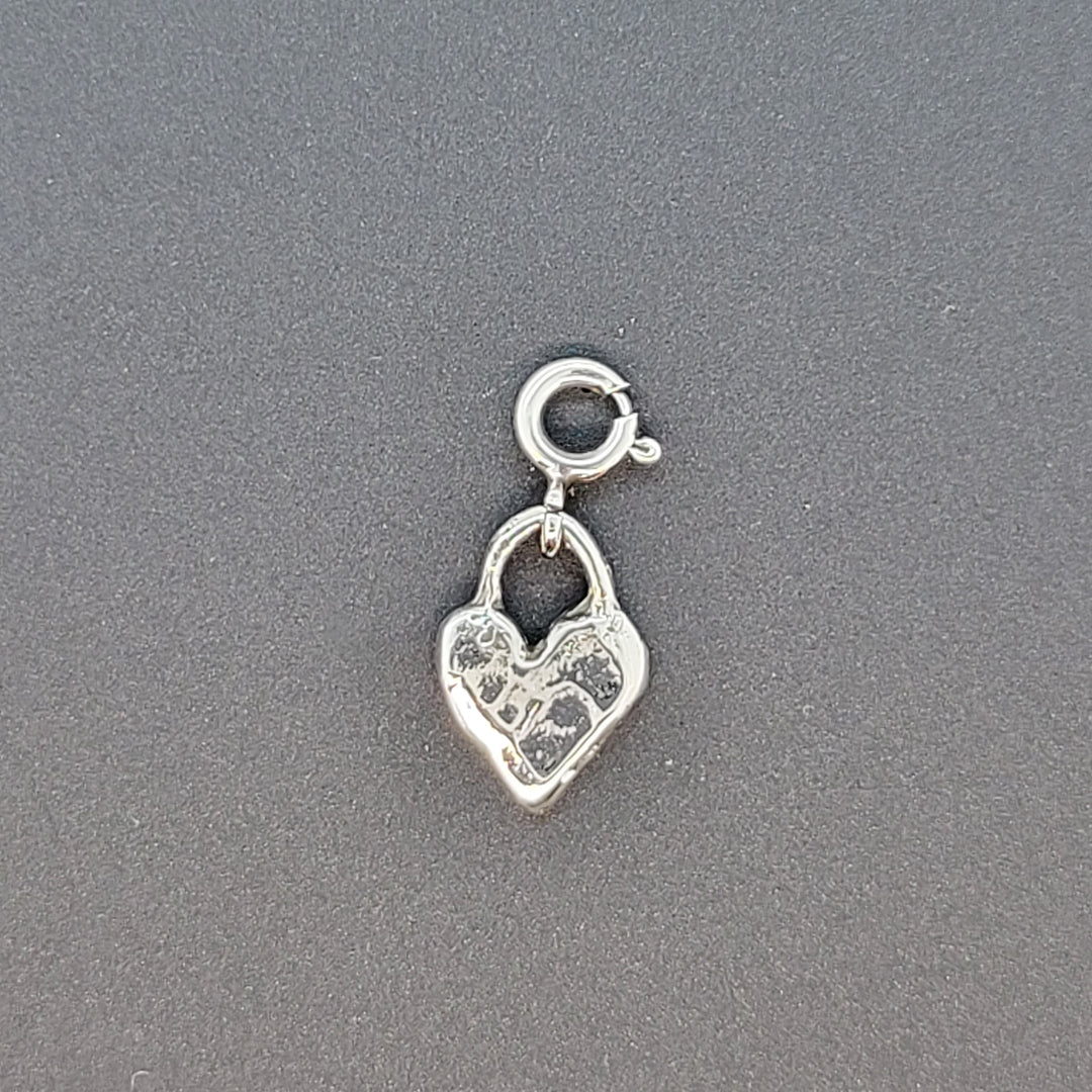 Cubic Zirconia 925 Sterling Silver Charm