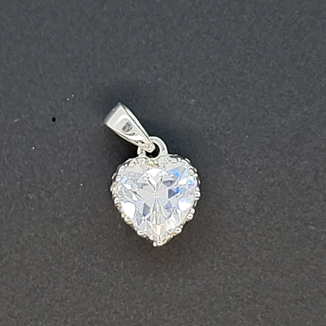 Cubic Zirconia 925 Sterling Silver Pendant