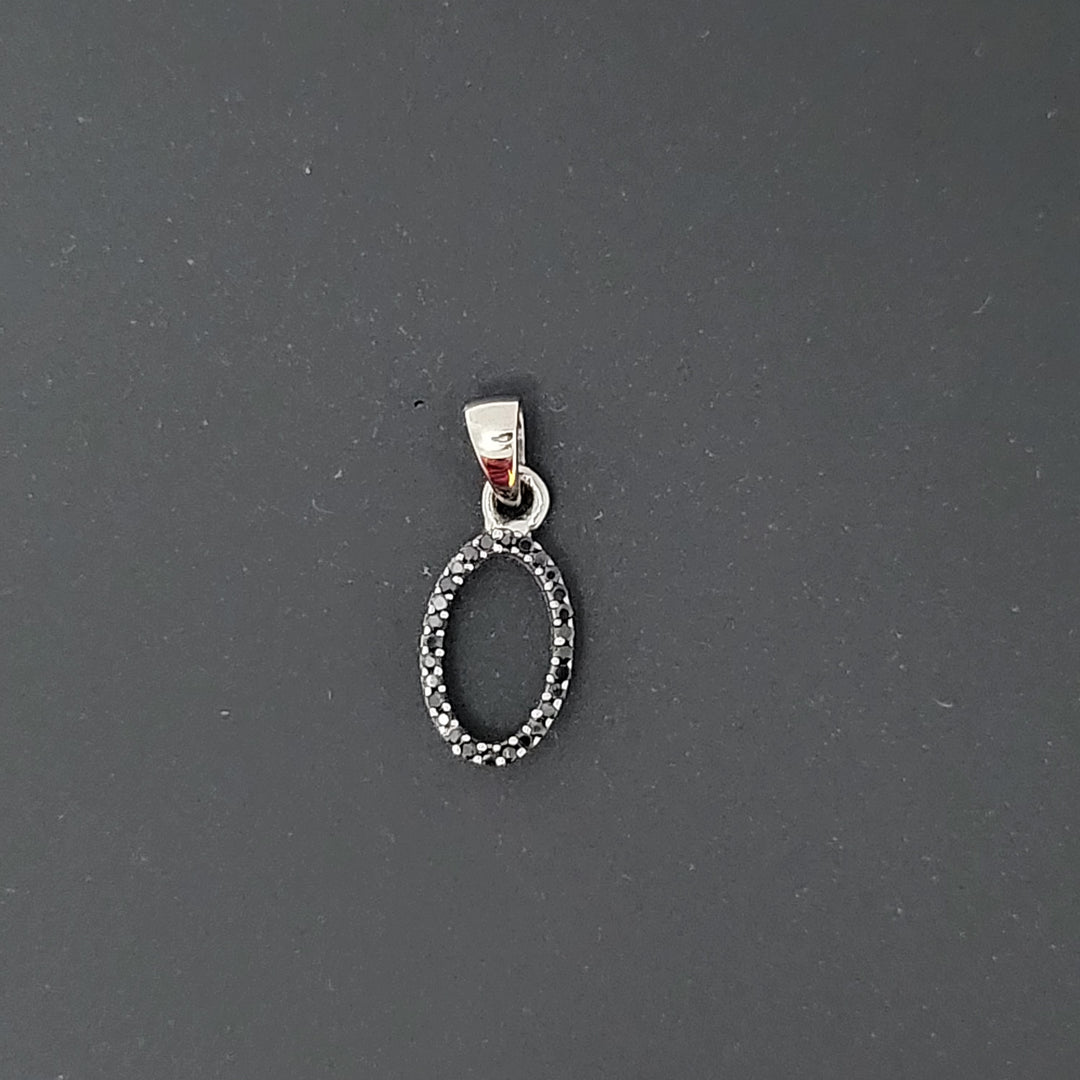 Black Spinel 925 Sterling Silver Pendant