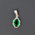 Load image into Gallery viewer, Emerald 925 Sterling Silver Pendant
