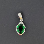 Load image into Gallery viewer, Emerald 925 Sterling Silver Pendant
