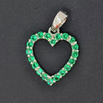 Load image into Gallery viewer, Emerald 925 Sterling Silver Pendant
