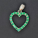 Load image into Gallery viewer, Emerald 925 Sterling Silver Pendant
