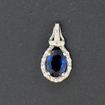 Load image into Gallery viewer, Sapphire 925 Sterling Silver Pendant
