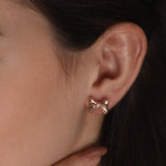 Load image into Gallery viewer, Silver Butterfly Earrings
