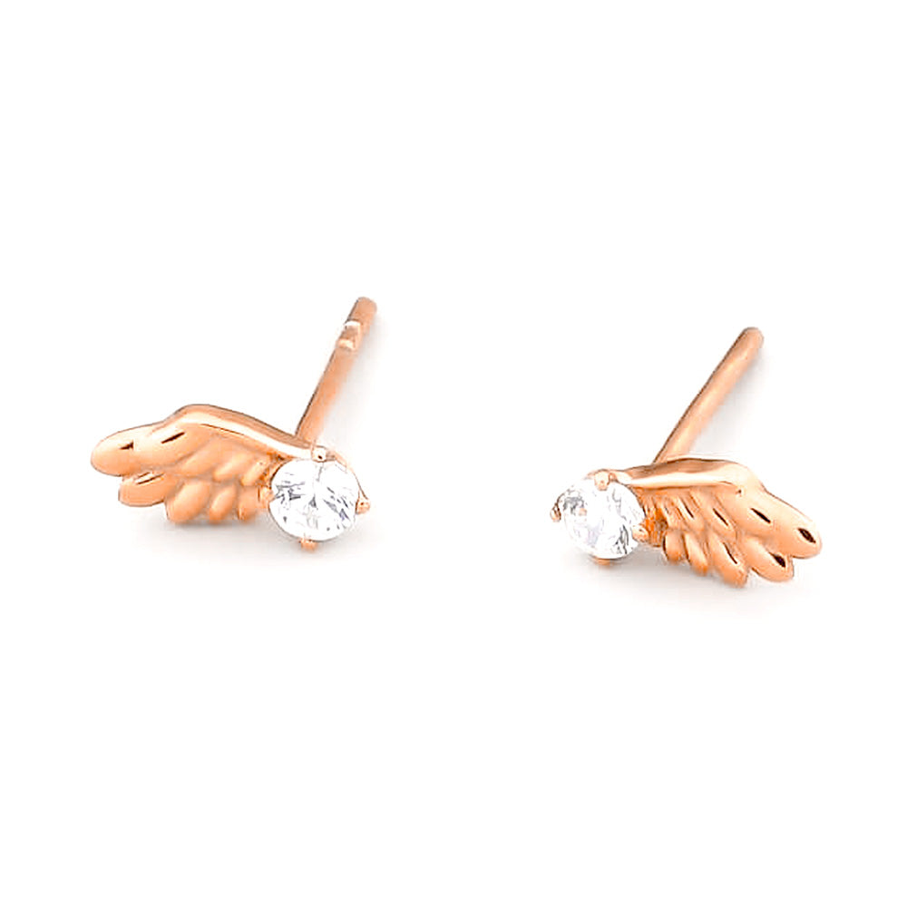 Lia Silver Wings Earrings