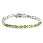 Load image into Gallery viewer, Peridot 925 Sterling Silver Tennis Bracelet Jewelry
