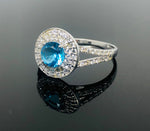 Load image into Gallery viewer, London Blue Topaz Ring - 925 Sterling Silver
