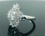 Load image into Gallery viewer, AAA Rated Cubic Zirconia Ring - 925 Sterling Silver
